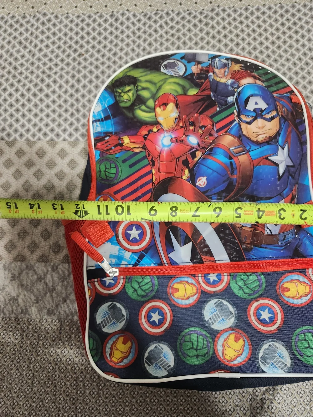 Kids Avengers Character Backpack - Blue & Red